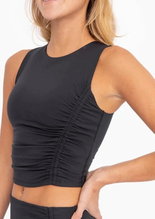 Venice Asymmetric Cinch Top